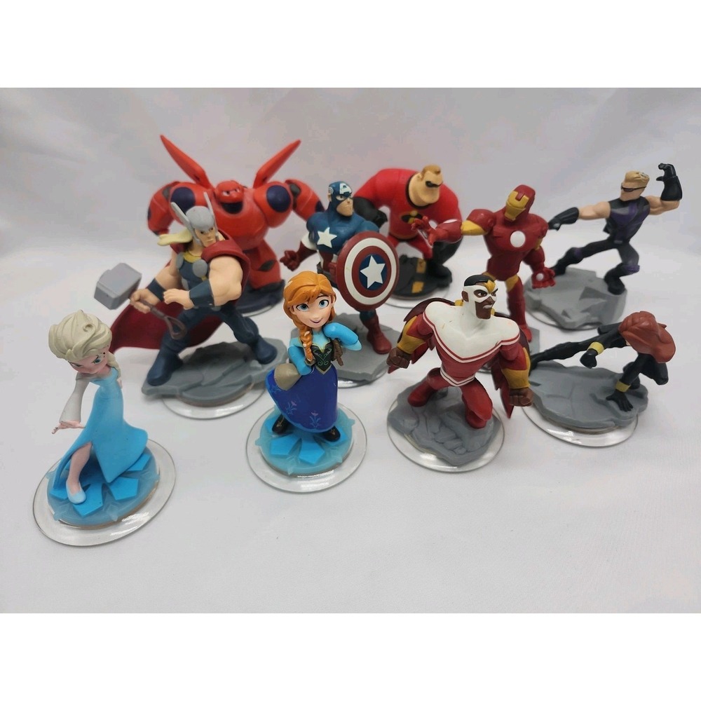 Disney Infinity Marvel Figure Lot Of 10